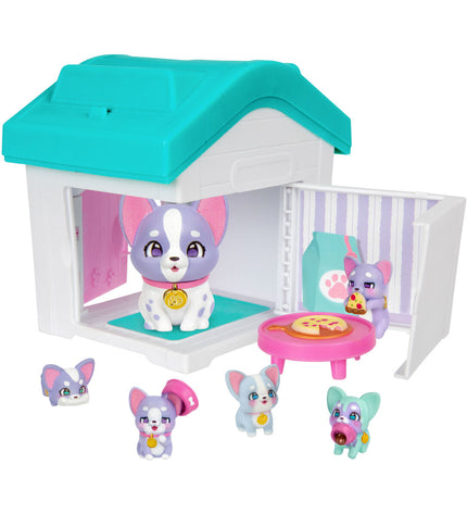 Moose Little Live Pets Playset Moose toy with interactive animal figures and accessories for imaginative play.