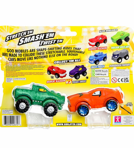 Moose Toys Turbo Tyger vs Rumbler Jaw action figures from speelgoed en games collection, featuring detailed monster characters.