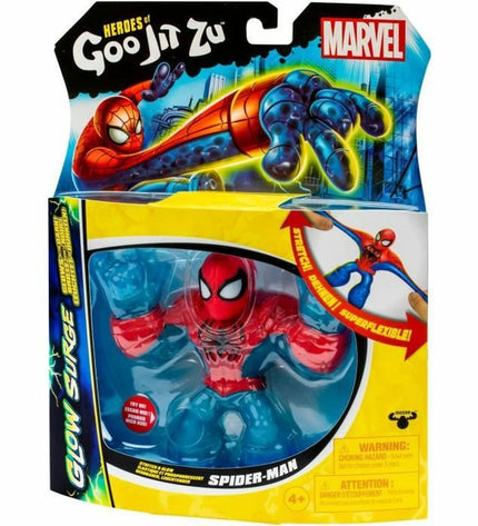 Glow Surge Spider-Man action figure from BigBuy Home, featuring a detailed superhero pose and glowing effects.