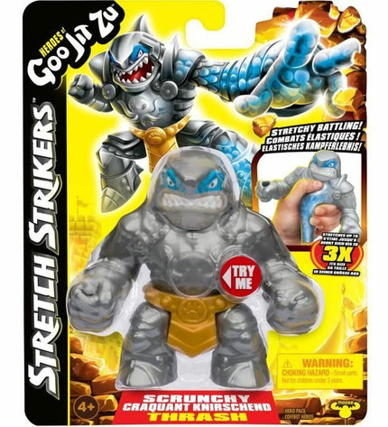 Goo Jit Zu Stretch Strikers action figures, colorful superhero-style toys from the Goo Jit Zu brand, posed for play.