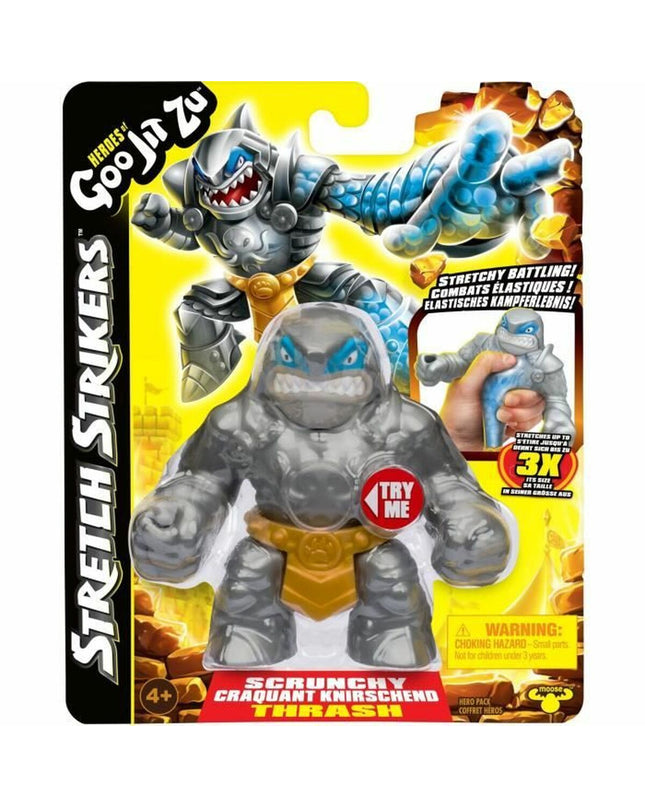 Goo Jit Zu Stretch Strikers action figures, colorful superhero-style toys from the Goo Jit Zu brand, posed for play.