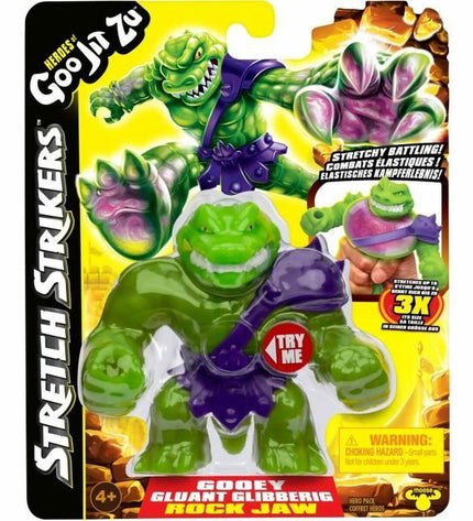 Goo Jit Zu Stretch Strikers action figures from Goo Jit Zu, colorful toy figures with dynamic poses and detailed designs