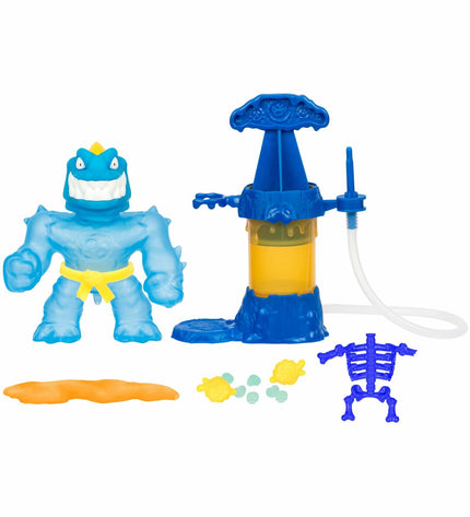 Goo Jit Zu action figure from the Goo Jit Zu toy line, detailed toy doll with vibrant colors and flexible limbs.