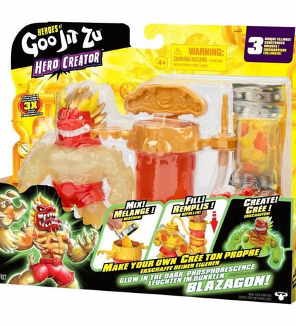 Colorful Goo Jit Zu action figure from the Goo Jit Zu toy line, featuring vibrant details and dynamic pose.