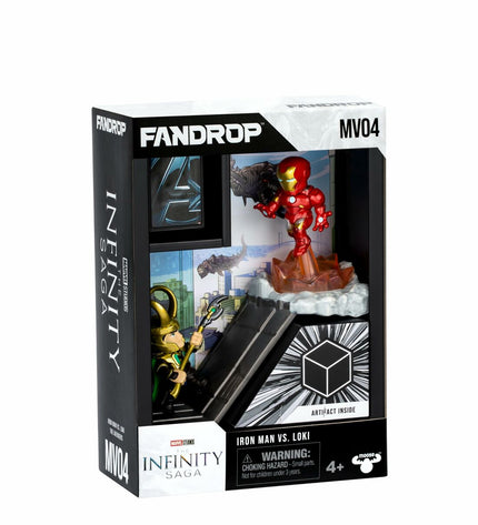 Fandrop Infinity action figure toy, detailed superhero character with vibrant costume, posed ready for action.