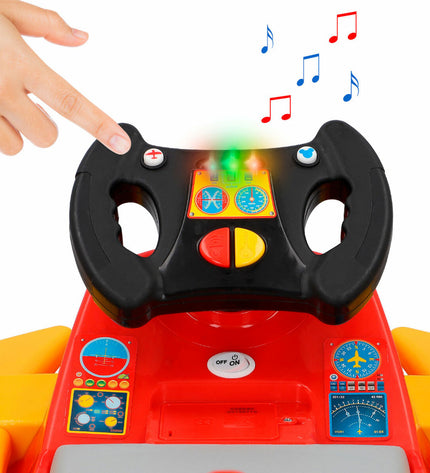 Mickey Mouse electric kids' toy car, 6V battery-powered airplane for children, outdoor play and sports toy by Mickey Mouse