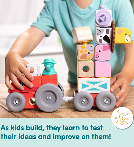 Melissa & Doug action figures toy set featuring colorful, detailed characters for imaginative play and storytelling.