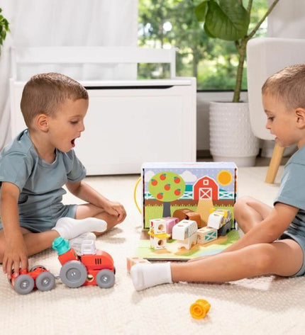Melissa & Doug action figures from the toy and games collection, featuring detailed plastic superhero characters.