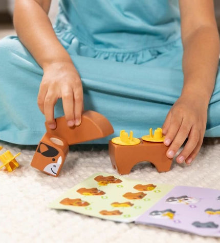 Melissa & Doug action figure toy from their collection of dolls and action figures, detailed plastic figure for children’s play.