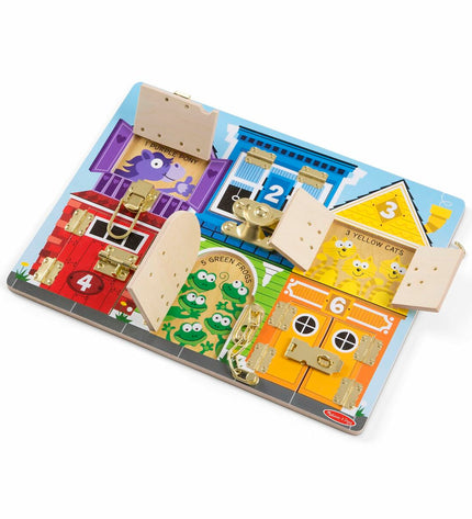 Melissa & Doug action figure toy showing a colorful, detailed doll with clothing and accessories for imaginative play.