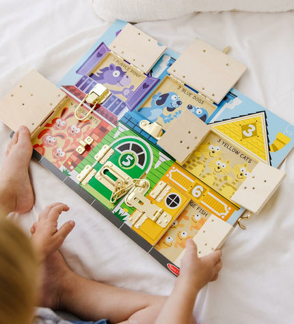 Melissa & Doug action figures toy set featuring colorful, detailed plastic dolls perfect for imaginative play and storytelling.