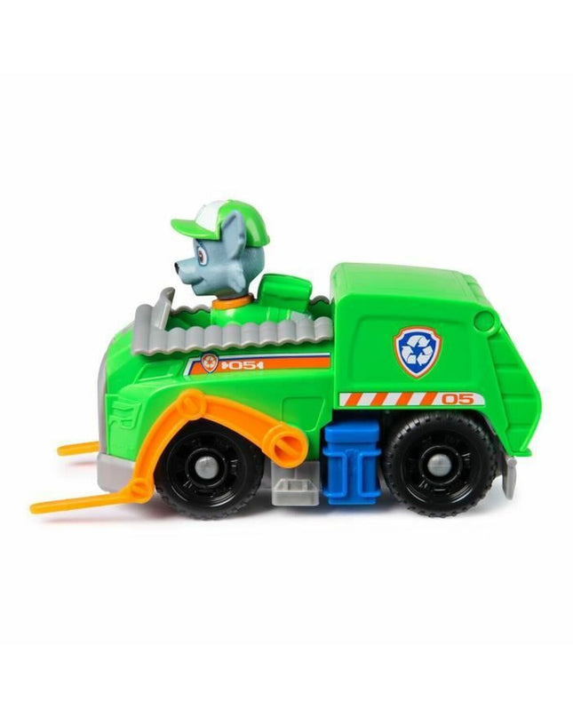 Set of 12 Spin Master Rocky Paw Patrol action figures with detailed dog characters and accessories, ideal for play and collection.