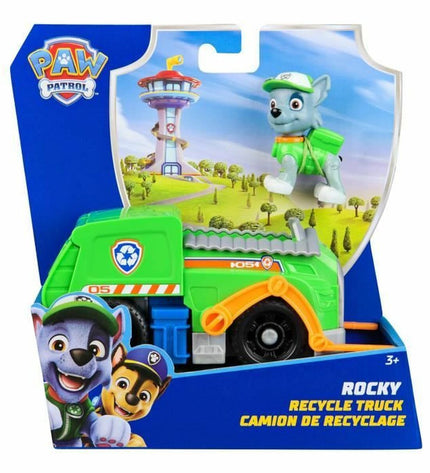 Set of 12 Spin Master Paw Patrol Rocky action figures, colorful plastic toys from the popular children's playset.