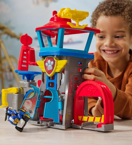 Spin Master Cuartel action figure set with four parts, featuring detailed toy figures for play and display.