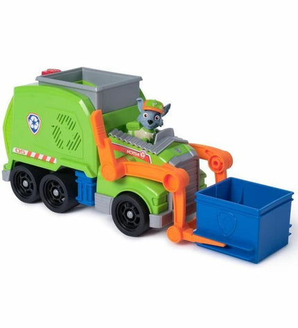 Spin Master Rocky Paw Patrol action figure, detailed toy from the popular children's rescue dog series.
