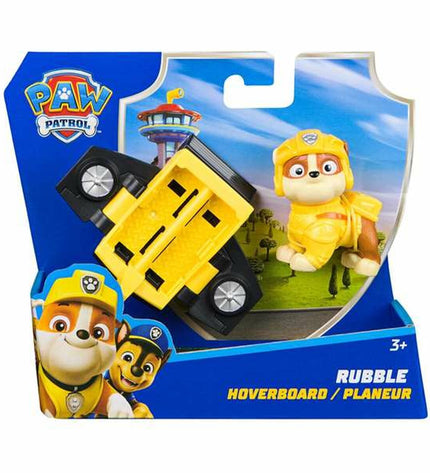 Paw Patrol action figures set with colorful dog characters from The Paw Patrol brand, suitable for children's play.
