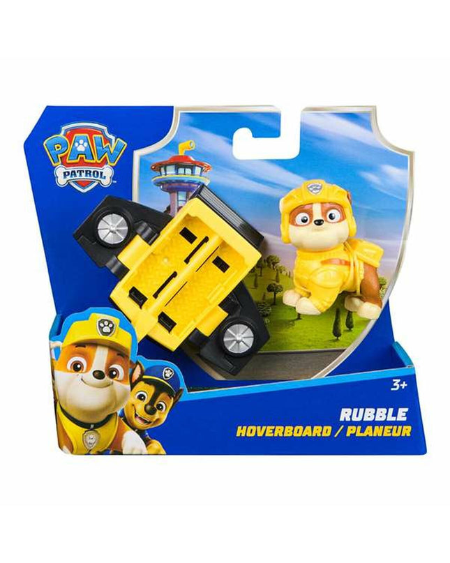 Paw Patrol action figures set with colorful dog characters from The Paw Patrol brand, suitable for children's play.