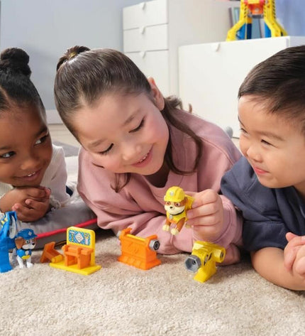 Spin Master Paw Patrol Ruben action figures with two pieces, featuring detailed toy figures from the popular children's playset.