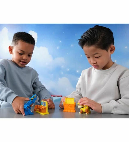 Spin Master Paw Patrol Ruben action figures set with two figures, featuring detailed dog characters from the popular toy line.
