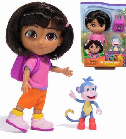 Spin Master Dora action figure from the speelgoed en games collection, detailed with vibrant colors and poseable features.