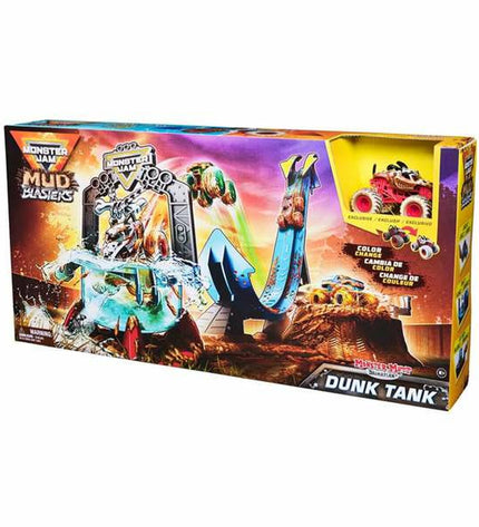 Spin Master Racebaan Spin Master 1:64 toy race track with colorful cars and racing features for children.