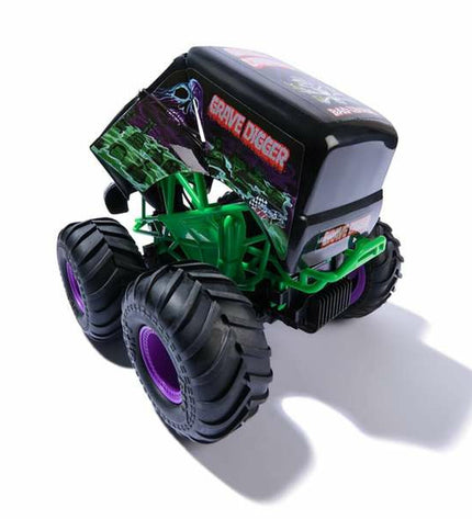 Spin Master police car remote control toy, detailed toy vehicle for kids, featuring police design and remote control features.