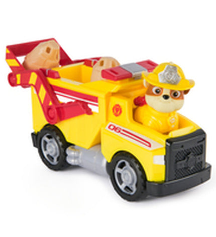 Spin Master Paw Patrol action figure toy, detailed plastic figure of a Paw Patrol character for play and display.