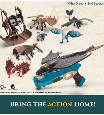 Spin Master How to Train Your Dragon action figures featuring detailed dragon and character toys from the popular animated film series.