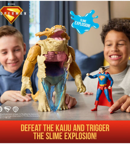 Spin Master Superman action figure from the superhero toy collection, featuring detailed costume and poseable features.