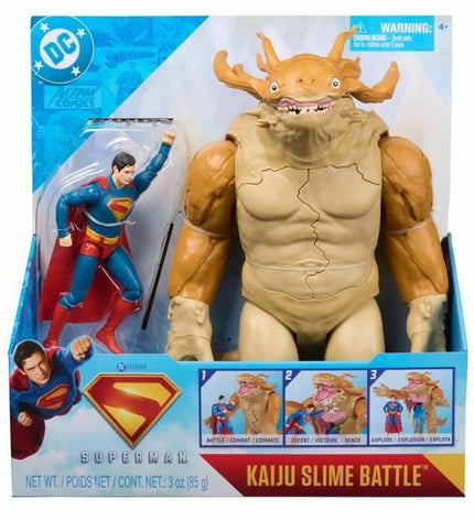 Spin Master Superman action figure from the superhero toy collection, detailed pose with iconic costume and cape.