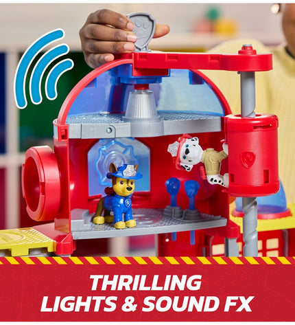 Spin Master Paw Patrol action figure from the Playset, featuring a colorful rescue pup with detailed accessories and movable limbs.