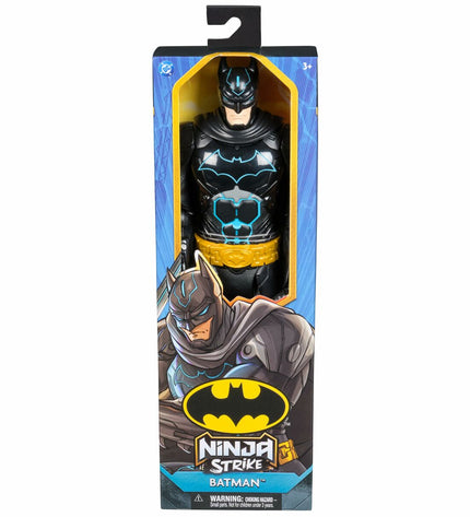 Batman action figure from Batman toy line, detailed plastic superhero figure with cape and costume, suitable for play and collection.
