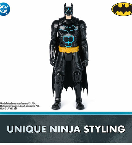 Batman actiefiguur uit de speelgoed en game collectie, gedetailleerde pop en actiefiguur van de Batman superheld.