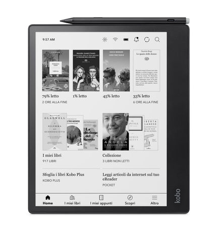 Rakuten N605-KU-BK-K-BU black 32GB eBook reader with 10.3-inch screen, electronic device for digital reading