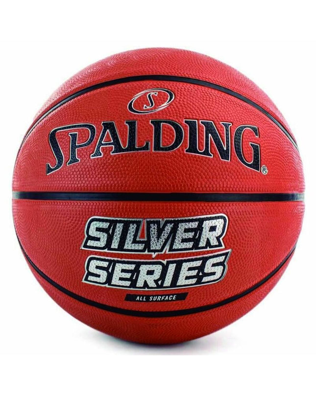Spalding All Conference Pastel Multicolour basketball for ages 6, featuring vibrant pastel colors, designed for outdoor play.
