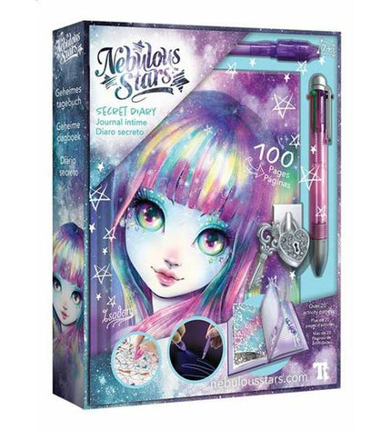 Hape children's diary with accessories, colorful educational toy for learning and creative play, featuring pages and decorative items.
