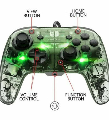 PDP Afterglow Deluxe+ Xbox One wireless remote control with illuminated buttons for easy gaming navigation.