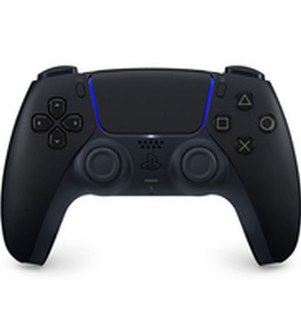 Sony PS5 DualSense black wireless controller for PlayStation 5, with ergonomic design and button layout.
