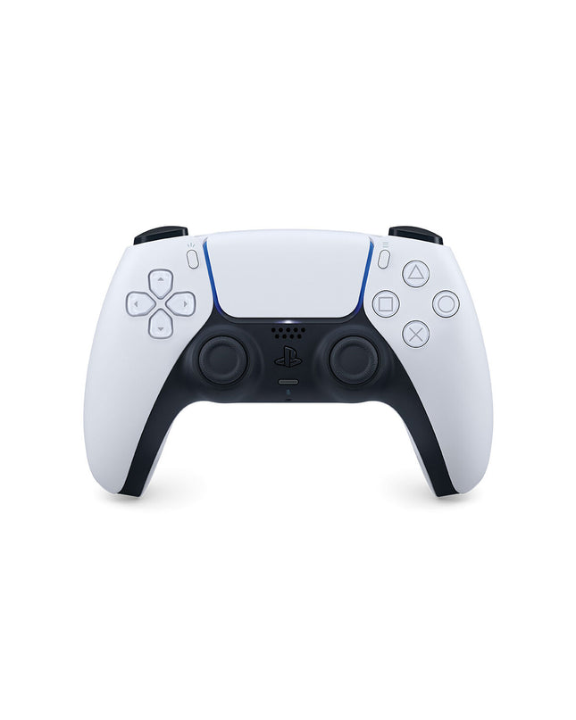 Sony PS5 DualSense wireless controller for PlayStation 5, black with ergonomic design and button layout visible.