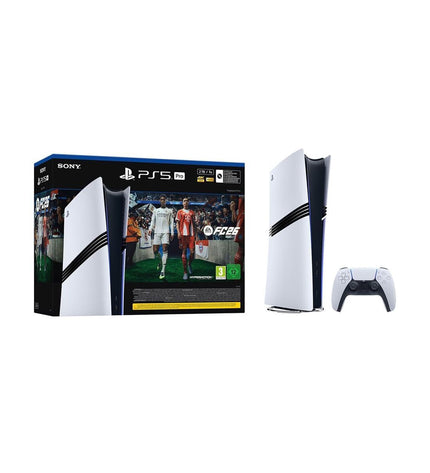 Sony PlayStation 5 PS5 Chassis Pro V2 with 2TB storage, sleek black electronic gaming console, plug and play design.