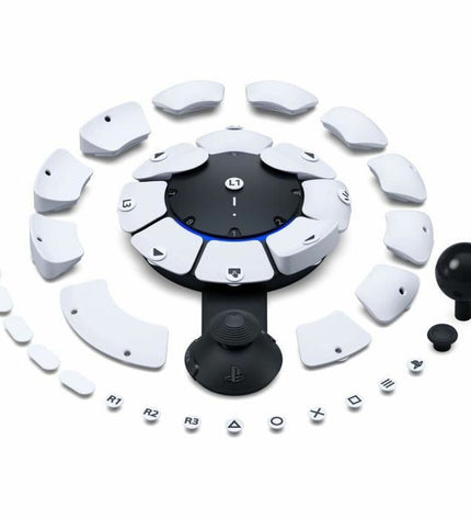 Sony Xbox One remote control for electronic plug-and-play gaming consoles, with buttons and ergonomic design.