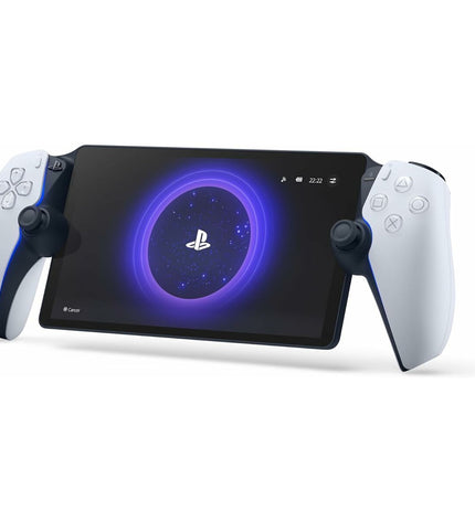 Sony PlayStation 5 gaming console with sleek white design, modern electronics, and disc drive, ready for plug-and-play gaming.