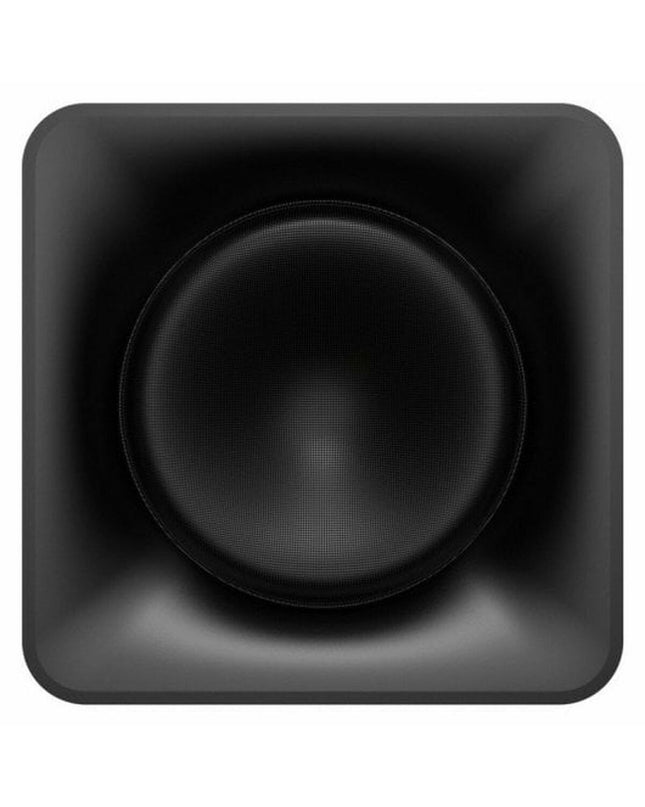 Klipsch KL1072078 subwoofer for audio and hi-fi systems, showing the black speaker with branding details.
