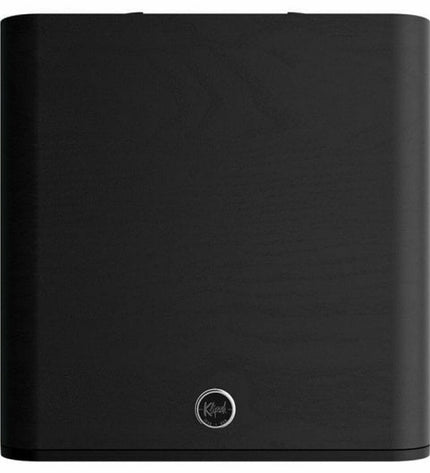 Klipsch KL1072078 subwoofer for audio and hi-fi systems, black speaker with control panel and port, high-quality audio equipment
