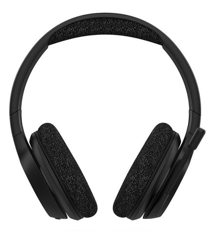 Belkin SoundForm Adapt Bluetooth headset with microphone, designed for plug and play gaming consoles and electronic devices.