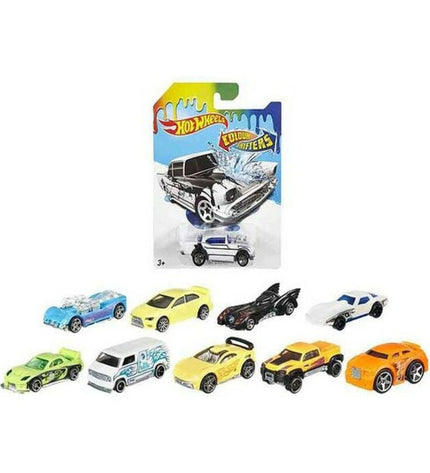 Hot Wheels Auto Color Shifter toy vehicle, colorful plastic car with changing colors, designed for children's play and entertainment.
