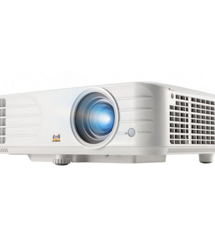 ViewSonic PG706HD projector displaying a bright, clear Full HD image with 4000 lumens, ideal for home theater and presentations.
