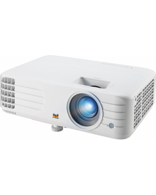 ViewSonic PG706HD projector displaying Full HD 1920x1080 image with 4000 lumens for home theater and electronic entertainment.