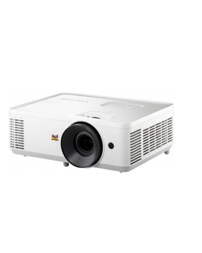 ViewSonic PA700W Full HD projector displaying bright, clear images with 4500 lumens in a home theater setting.