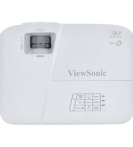ViewSonic projector with 3600 lumens SVGA resolution, suitable for electronics, TV, video, and home theater setups.